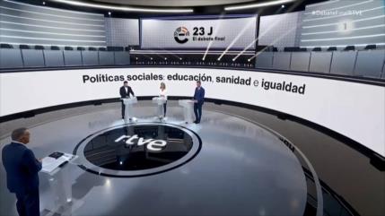 Se realiza último debate entre candidatos a presidencia de España
