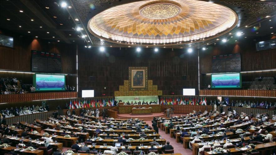 Una reunión ministerial de la Organización para la Cooperación Islámica (OCI), en Islamabad, Pakistán, 22 de marzo de 2022. (Foto: Reuters)