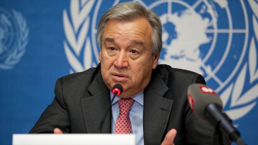 El secretario general de la Organización de las Naciones Unidas (ONU), António Guterres. 