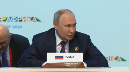 Putin: Sanciones ilegales condujeron a crisis alimentaria mundial 