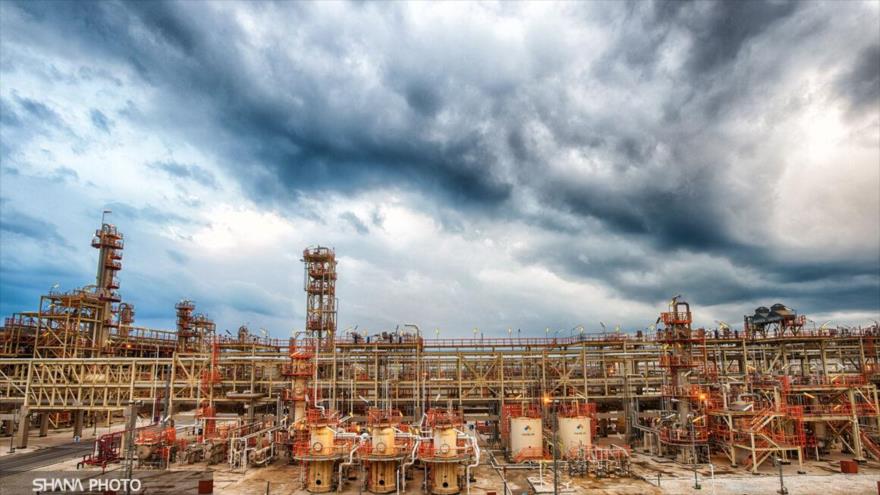 El yacimiento de gas Pars del Sur en la ciudad de Asaluye, en el sur de Irán. (Foto: Shana)