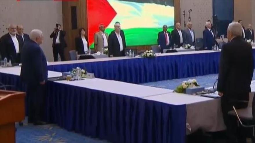 Reunión de los secretarios generales de las facciones palestinas en El Cairo, la capital de Egipto, 30 de julio de 2023..