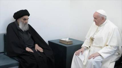 Ayatolá Sistani llama al Papa a fomentar el respeto interreligioso