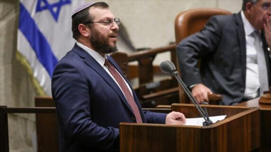 El ministro de patrimonio del régimen israelí, Amichai Eliyahu.