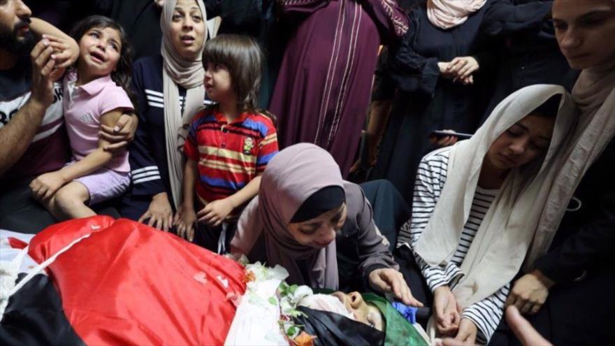 Mahmoud Abu Saan, joven palestino asesinado por las fuerzas israelíes en Tulkarm, en la Cisjordania ocupada, 4 de agosto de 2023. (Foto: AFP)