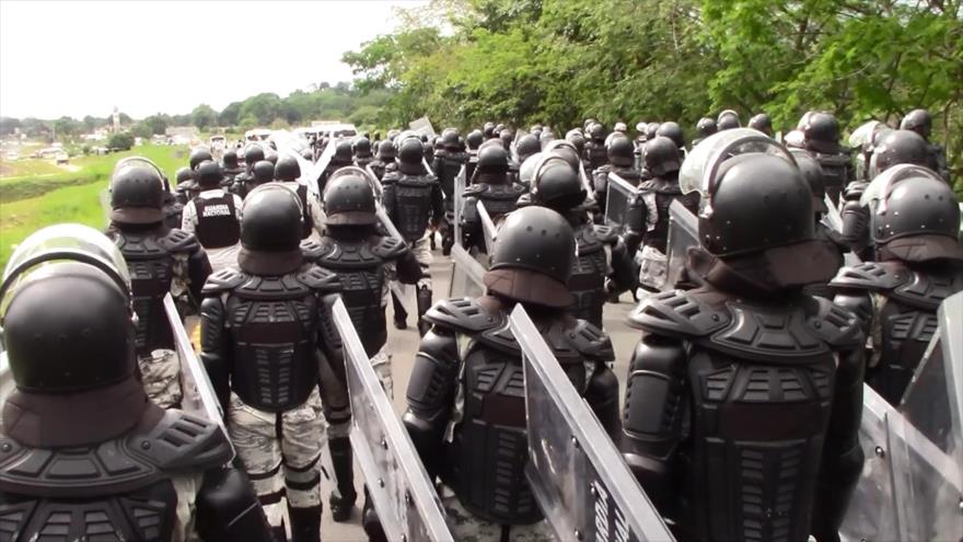 Refuerzan operativos de seguridad en la frontera sur de México 