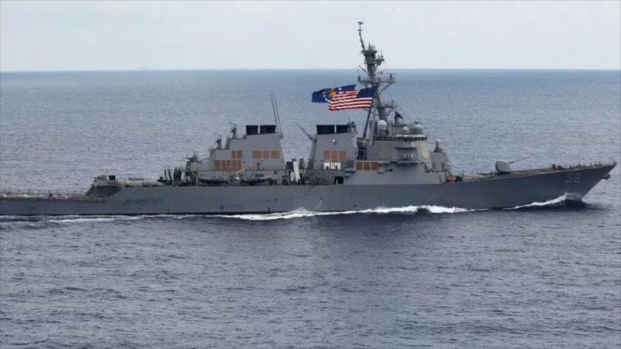 El destructor USS John S. McCain (DDG-56). (Foto: AP)