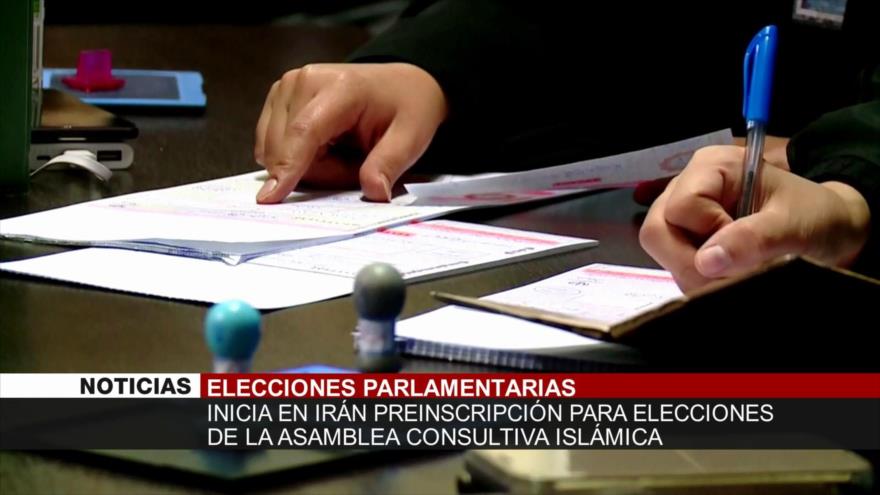 Comienza preinscripción de elecciones parlamentarias en Irán - Noticiero 19:30