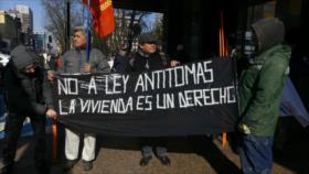 Pobladores chilenos denuncian que la Ley Anti Tomas es perjudicial