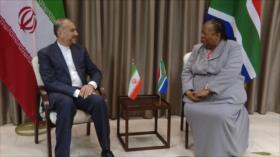 Irán y Sudáfrica abogan por ampliar sus lazos en todos los campos