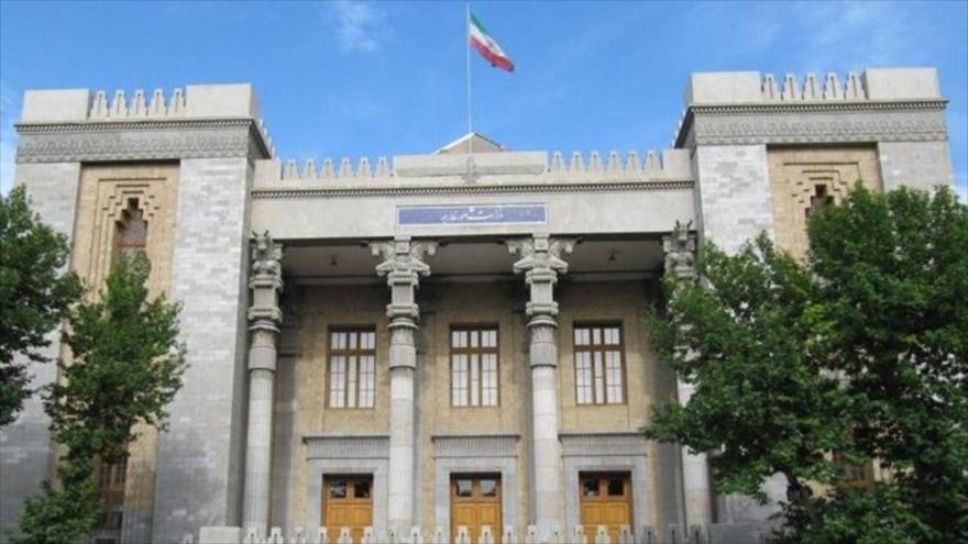 Edificio del Ministerio de Exteriores de Irán en Teherán, la capital.