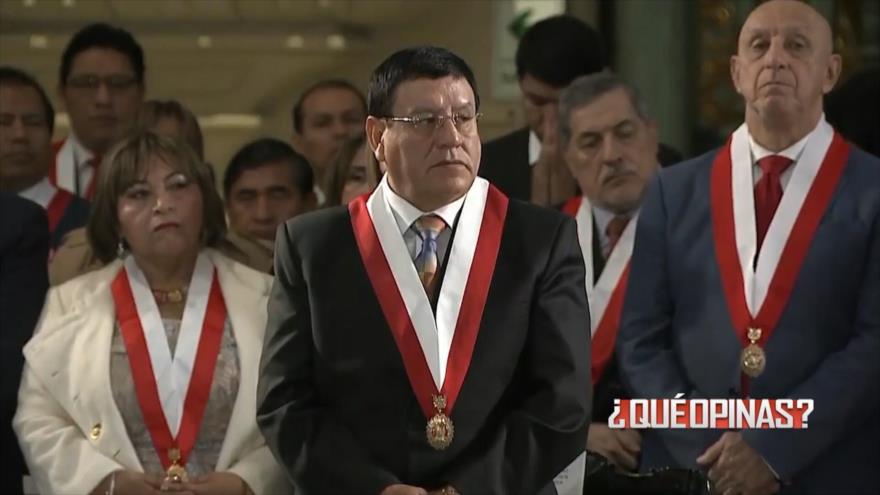 Nuevo presidente del Congreso en Perú | ¿Qué opinas?