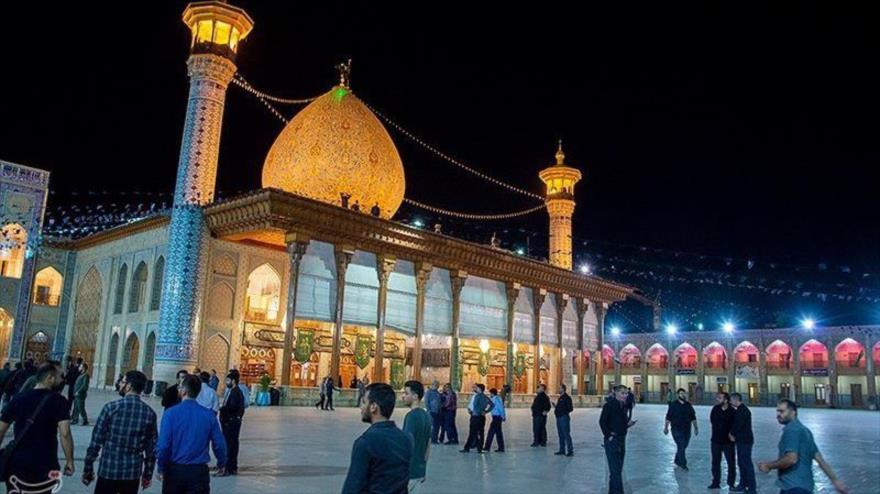 El santuario de Shah Cheraq, en Shiraz, tras un atentado terrorista, 13 de agosto de 2023.