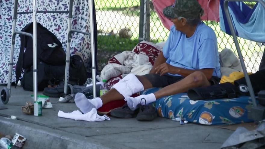 Cifra de personas sin hogar rompe récord en EEUU y va para más | HISPANTV