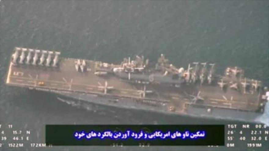 Vídeo: CGRI de Irán obliga a helicópteros de EEUU a volver a su buque