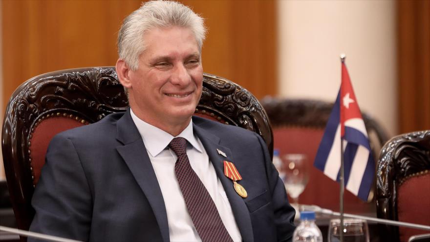 El presidente de Cuba, Miguel Díaz-Canel