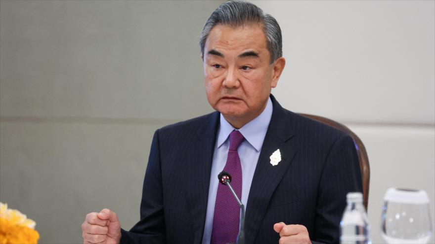 El canciller chino, Wang Yi.