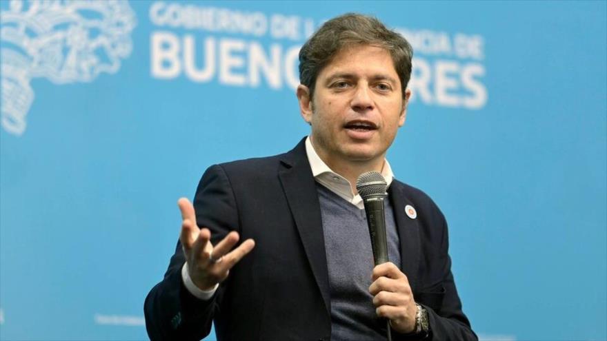 El gobernador de la provincia de Buenos Aires, Axel Kicillof. 