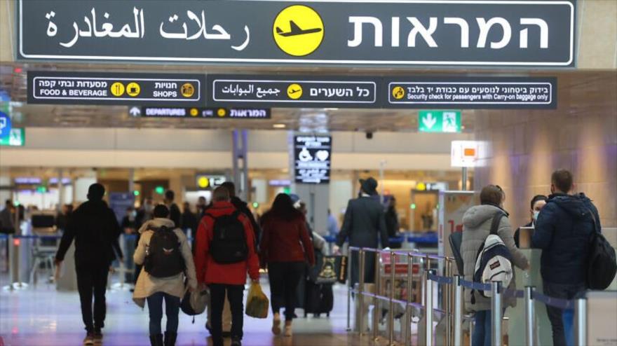 El aeropuerto internacional Ben Gurión, a unos 10 kilómetros de Tel Aviv, en los territorios ocupados palestinos, 22 de diciembre de 2021. 