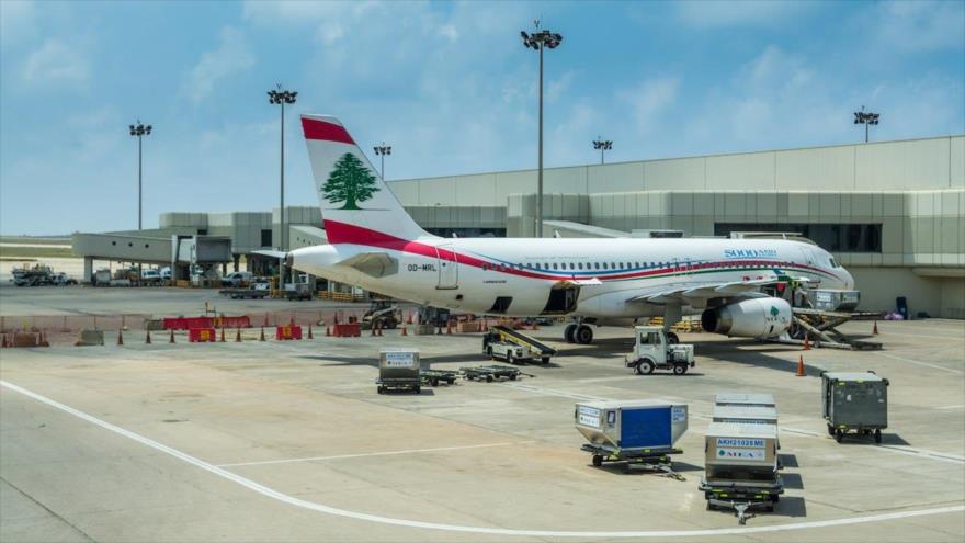 El aeropuerto de Beirut, en la capital libanesa.