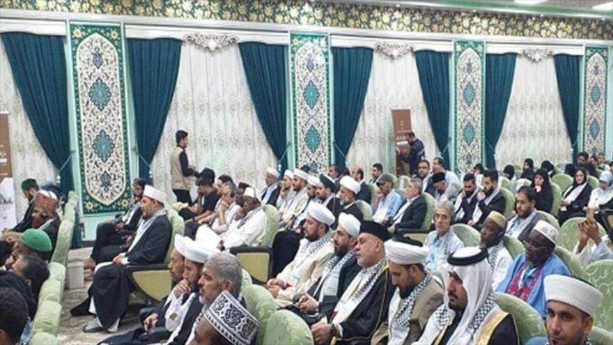 La conferencia internacional “Llamado de Al-Aqsa” organizada en la ciudad iraquí de Karbala, 28 de agosto de 2023.