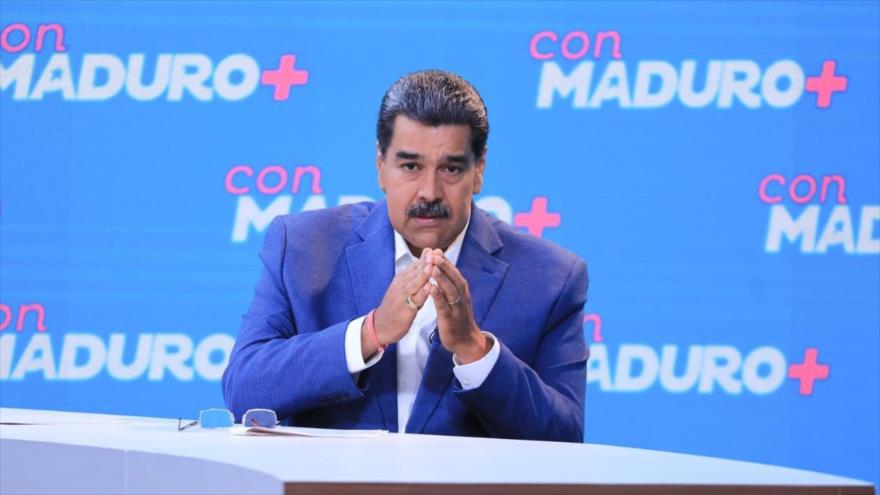 El presidente de Venezuela, Nicolás Maduro, en una edición de su programa televisivo.