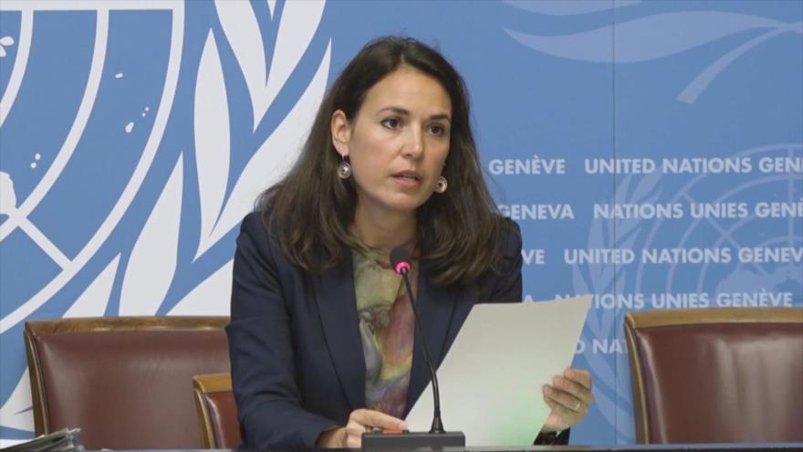 La portavoz de la Oficina de la ONU para los Derechos Humanos, Marta Hurtado.