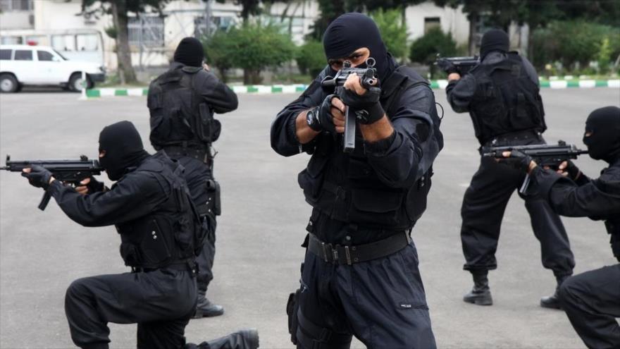 Fuerzas de seguridad de Irán durante un ejercicio. (Foto: IRNA)