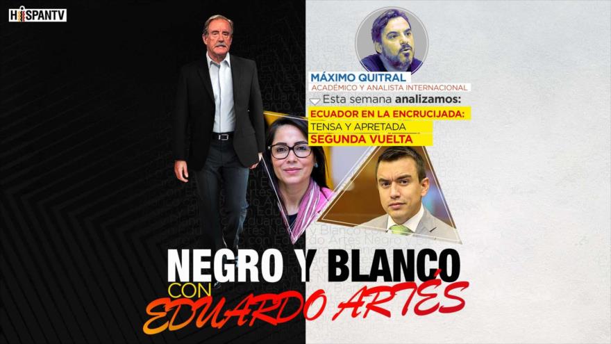Ecuador en la encrucijada: tensa y apretada segunda vuelta | Negro y Blanco con Eduardo Artés