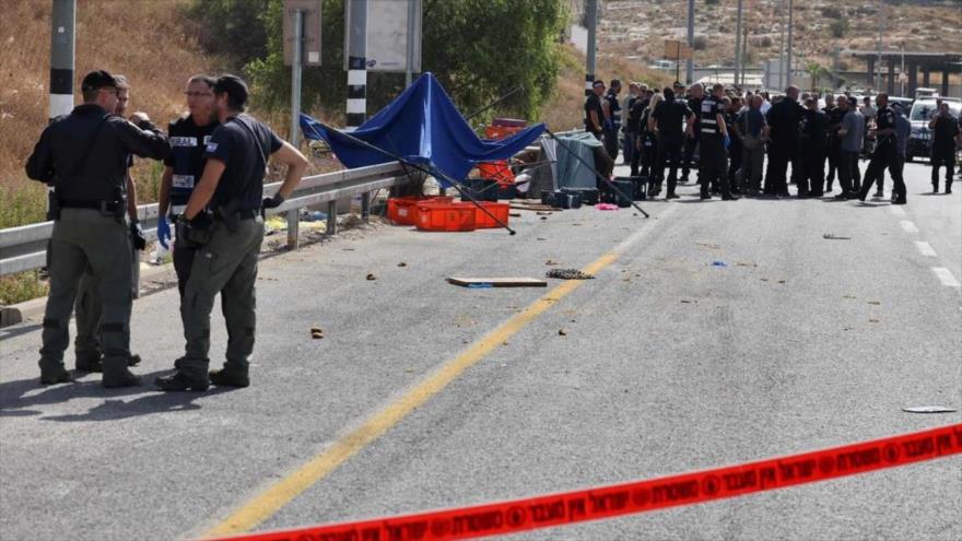 Militar israelí muere atropellado en un ataque palestino