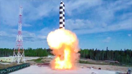 Rusia pone en servicio de combate misil Sarmat con capacidad nuclear