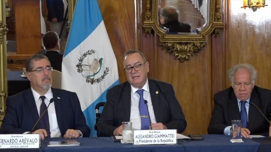 OEA garantiza proceso de transición presidencial en Guatemala 