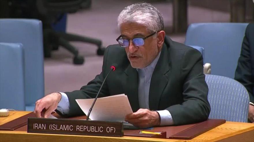 El representante permanente de Irán ante las Naciones Unidas, Amir Said Iravani.