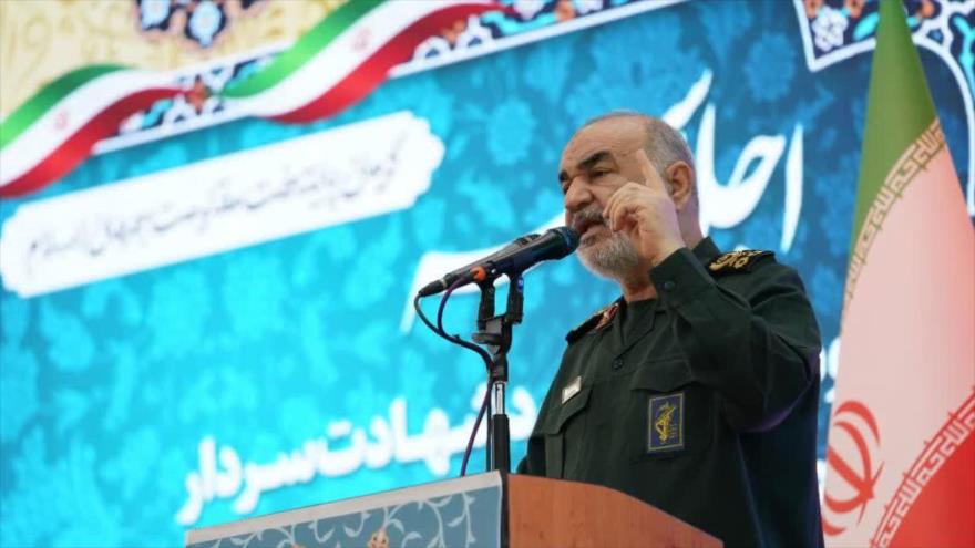 El comandante en jefe del Cuerpo de Guardianes de Irán, el general de división Hosein Salami.