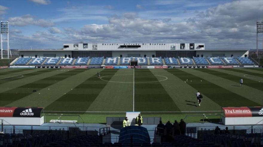 La ciudad deportiva de Valdebebas donde han sido detenidos los canteranos del Real Madrid.