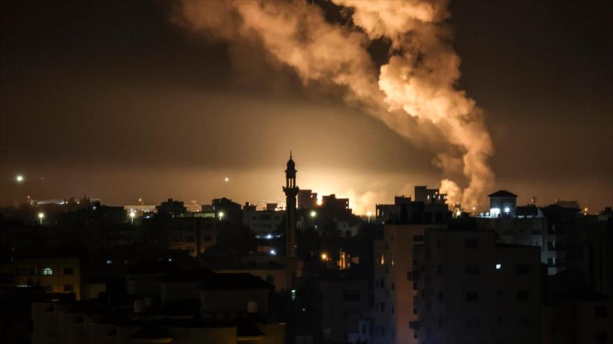 Israel ataca con drones Gaza y reprime con violencia una protesta | HISPANTV