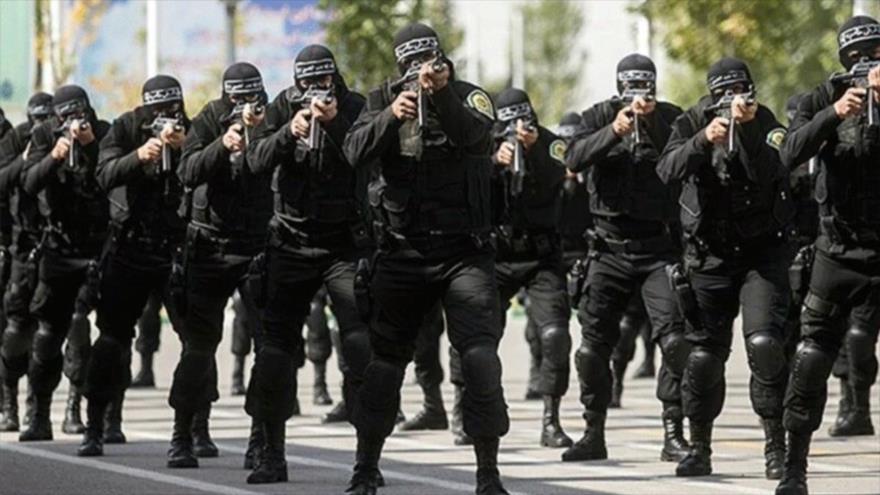 Las fuerzas especiales de Irán.