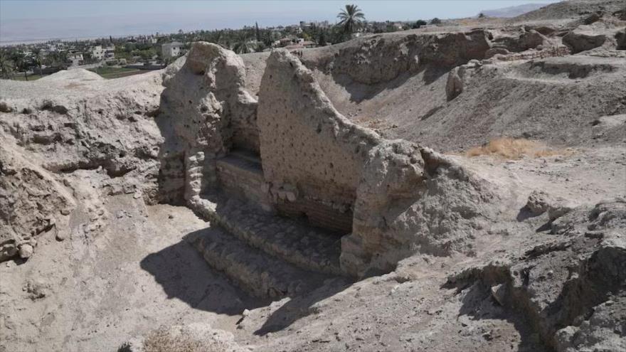 El sitio arqueológico Tell es-Sultan cerca de Jericó, Cisjordania, se ve el domingo 17 de septiembre de 2023. 