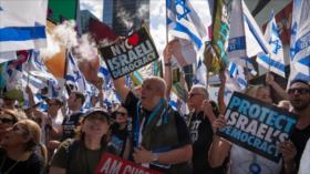 Manifestantes reciben a Bibi en EEUU con gritos de “vergüenza”