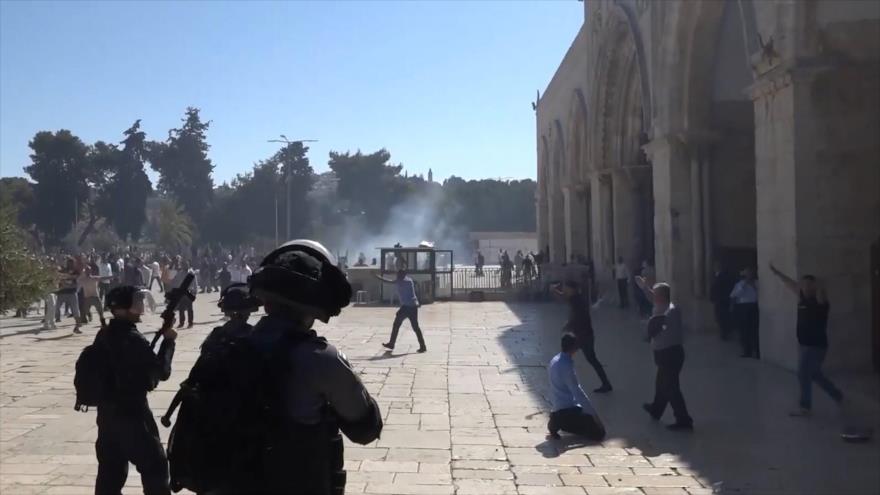 Israel continúa sus violaciones hacia los palestinos y sus santidades

