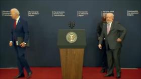 Otro lapsus de Biden: no le da la mano al presidente de Brasil