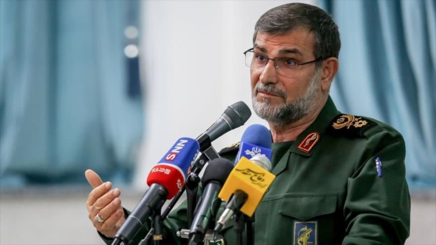 El comandante de la Fuerza Naval del Cuerpo de Guardianes de la Revolución Islámica (CGRI), el contralmirante Alireza Tangsiri.
