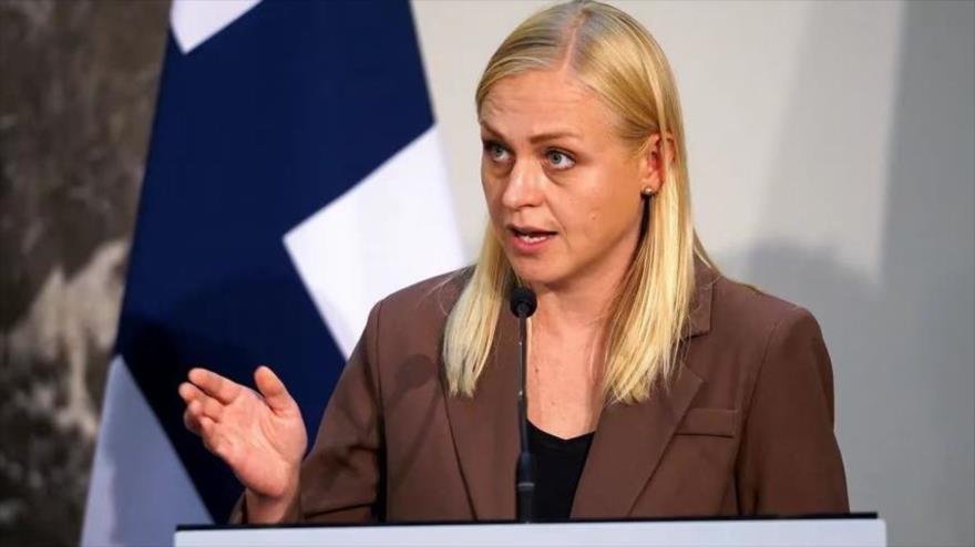 La canciller de Finlandia, Elina Valtonen. 