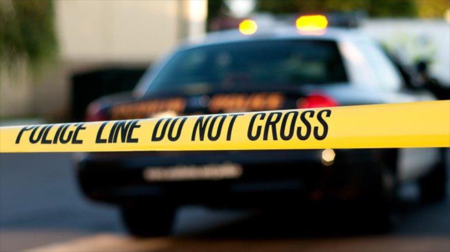 Escena de un tiroteo armado en Estados Unidos.