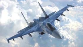 Vídeo: Un Su-35 de Rusia derriba un avión ucraniano en combate aéreo