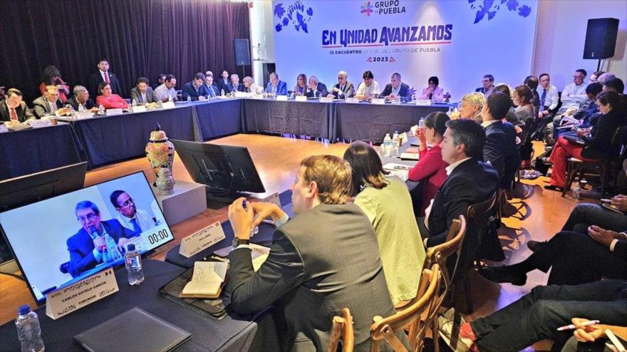 El IX Encuentro del Grupo de Puebla en México, 1 de octubre de 2023.