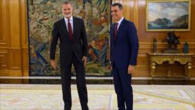 Rey de España encarga a Pedro Sánchez intentar formar Gobierno