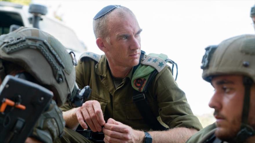 El comandante de la Brigada Nahal del ejército israelí, el coronel Jonathan Steinberg.