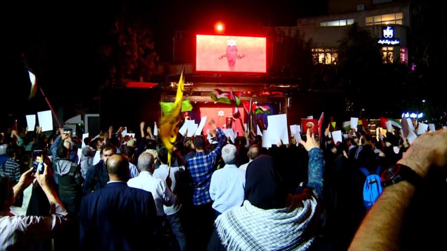 Iraníes salen a calles para solidarizarse con pueblo palestino