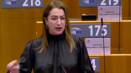 ¡Cállate!: Eurodiputada reprocha postura proisraelí de la jefa de CE